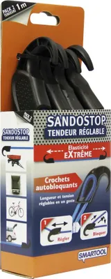 Image de Lot de 2 tendeurs élastique, Diam.8 mm x L.1 m