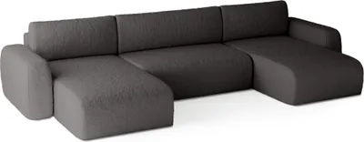 Produktbild von FEDVE Ecksofa Varde U Form Universell Sofa Schlaffunktion Bettkästen Sofagarnitur