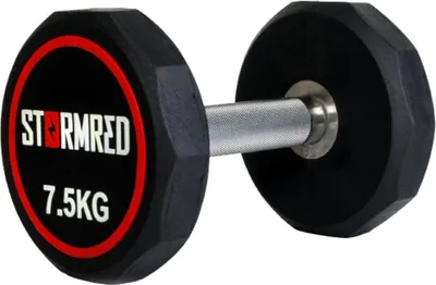 Produktbild von Stormred gummierte Kurzhantel 7,5 kg
