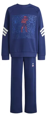 Zdjęcie produktu dla Spodnie dresowe adidas Unisex dla dzieci, MARVEL SPIDER-MAN, granatowy/jasnoszary, rozmiar 6-7 lat