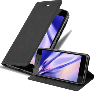 Obrázek produktu pro Cadorabo pouzdro pro HTC Desire 10 PRO Protective Case in Black Kryt na mobilní telefon s magnetickým zavíráním