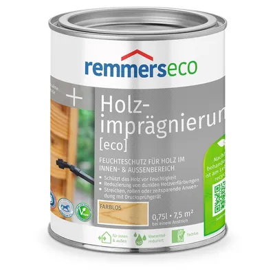 Produktbild von Remmers Holzimprägnierung [eco] farblos 0,75 L – Holzschutz-Imprägnierung