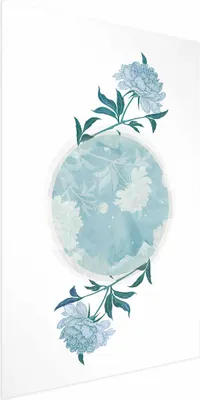 Produktbild von Posterpapier Poster - Flowering Planet 60x90 cm Blumen b-C-0323-ao-a
