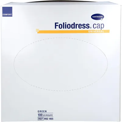 Produktbild von Hartmann Foliodress cap Comfort Universal grün OP-Hauben (100 Stck.)