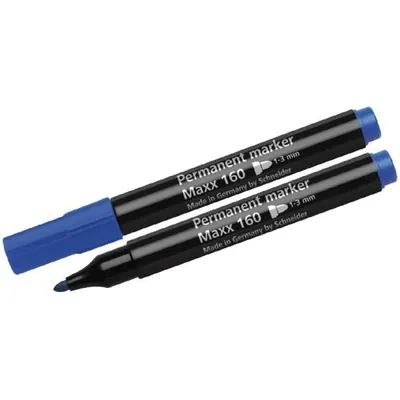 Produktbild von Schneider Permanent-Marker Maxx 160 blau, Rundspitze 1-3mm