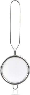 Obrázok produktu pre Orion | Kuchynské sitko - strieborné - priemer 7 cm - nerezová oceľ - ergonomická rukoväť
