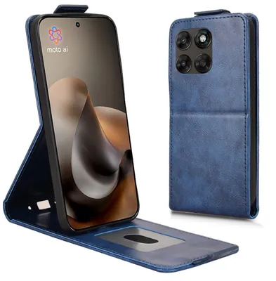 Image de Étui rabattable pour Motorola Moto G87 / G77 / G67, avec porte-cartes, en simili cuir