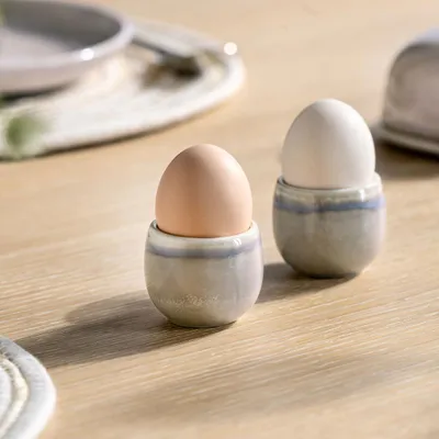 Zdjęcie produktu dla like. by Villeroy & Boch Perlemor Home Eierbecher Sand Set 2tlg. 5,5 x 5,5 x 4,5 cm beige Vorteilsset 3 Stück 1951768357 4003686439344