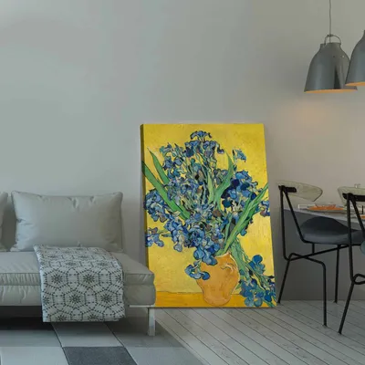 Produktbild von Wallity, 70100VANGOGH051- VNC1228, Bunt, Leinwandbilder, 70 x 100 cm, 100% Leinwand