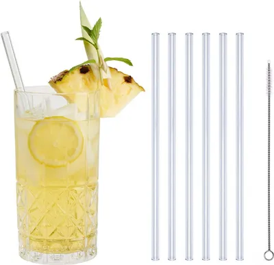 Produktbild von Trinkhalme aus Glas in 4 Größen: 23cm
