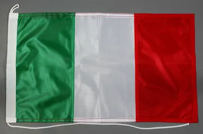 Produktbild von Bootsflagge Italien 30x45 cm Motorradflagge Bootsfahne