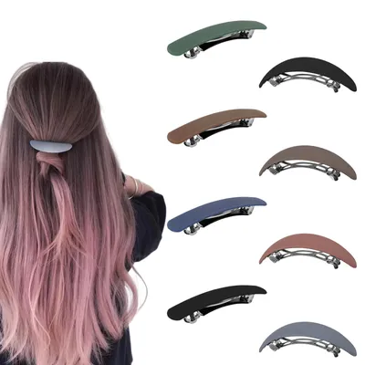 Produktbild von 8-teiliges Haarspangen-Set für Frauen mit feinem Haar, französische Haarspangen für feines und dickes Haar, 2 verschiedene Vintage-Haarspangen mit Automatikmechanismus für Frauen und Mädchen, Haaraccessoires