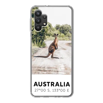 Produktbild von MuchoWow® Handyhülle Schutzhülle Hülle für Samsung Galaxy A32 5G Känguru - Australien - Tiere Silikon Softcase Handy Hülle - Softcase
