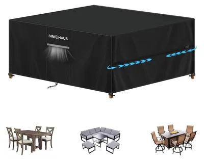 Produktbild von Abdeckung Gartenmöbel Wasserdicht 420D Oxford 250x210x90cm Schwarz