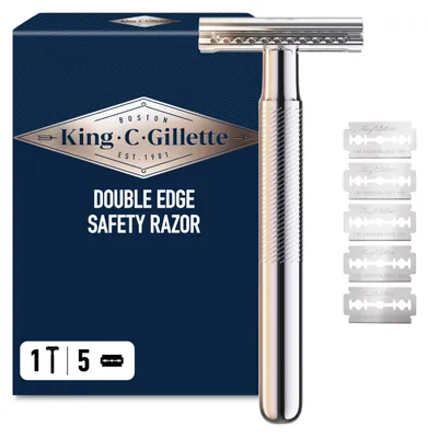 Produktbild von King C. Gillette Rasierhobel für Männer, Metall, Silber