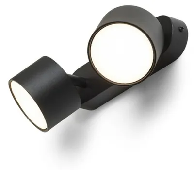 Zdjęcie produktu dla RED - DESIGN RENDL RENDL PIXEL II Lampa do montażu nawierzchniowego, czarna, 230 V, GX53, 2x7 W, R14405
