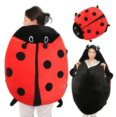 Produktbild von Käfer Kissen Ultraweich - Tragbares Plüsch - Kuschelkissen - Stressabbau - 60 cm / 100 cm
