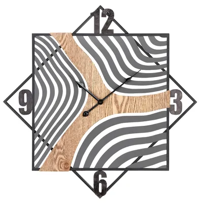Produktbild von Casablanca by Gilde Wanduhr Incavo schwarz H. 60 cm, 84309