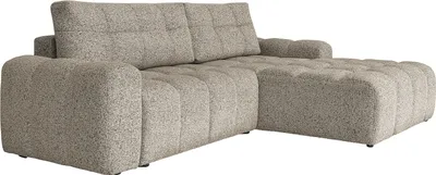 Produktbild von home24 Ecksofa mit Schlaffunktion - Strukturstoff
