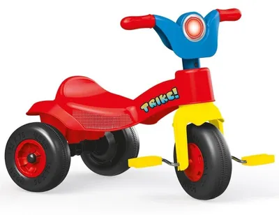 Immagine prodotto di Dolu 7040 Premium triciclo per bambini Racer Trike plastica rosso blu giallo da 2 anni nuovo
