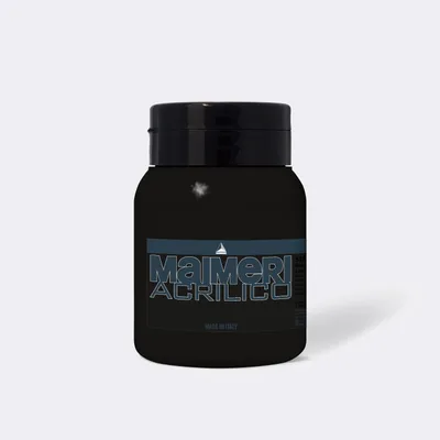 Produktbild von Acrylfarbe MAIMERI Acrilico 500 ml - Karbonschwarz