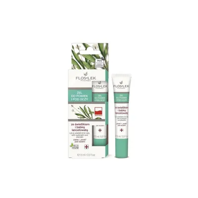 Immagine prodotto di Flos-Lek Gel oculare lanceolato per palpebre e piantaggine, 15 ml