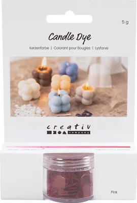 Obrázek produktu pro Creativ Company Barva na svíčky, růžová, 5 g, 1 krabička