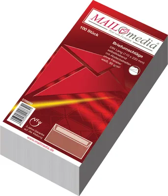 Image de Enveloppe MAILmedia Offset blanche, DIN Lang, sans fenêtre