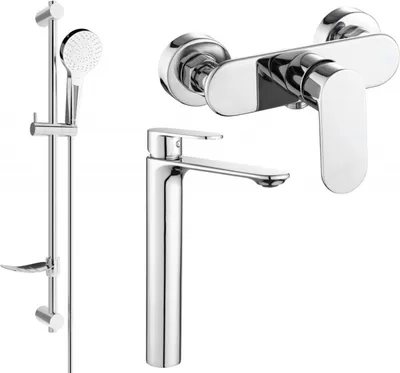 Produktbild von Mexen Milo DF05 Brausegarnitur, Chrom - 71314DF05-00