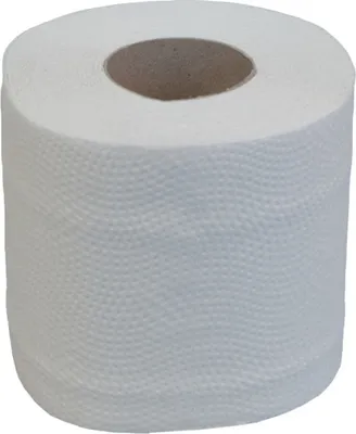 Zdjęcie produktu dla KATRIN® 169505 Toilettenpapier Basic Toilet - 2-lagig, naturweiß, 8 Rollen à 250 Blatt