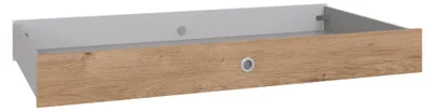 Productafbeelding van Babyzimmer accessoires: Lade voor babybed, wit en eikenhoutdecor / 22814-02