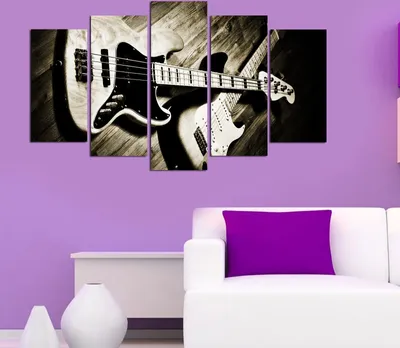 Obrázek produktu pro Wallity, 5PMDF- CHR1953, Barevný, Výtisky na plátně, 110 x 60 cm, 100% MDF (tloušťka: 3 mm)