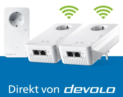 Image de devolo Magic 2 WiFi next Amplificateur Powerline Mesh WLAN 3x adaptateur