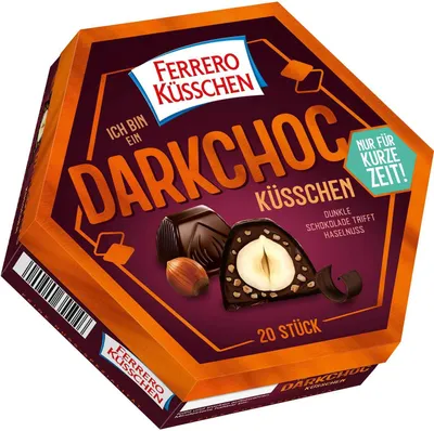 Produktbild von Ferrero Küsschen - DARKCHOC- 20er 178g