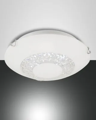 Produktbild von Fabas Luce LED Deckenleuchte Momo Ø300mm 12W Neutralweiß Weiß