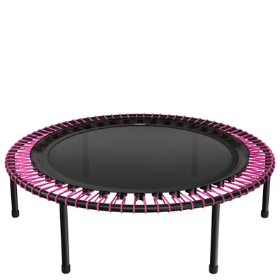Immagine prodotto di bellicon Fitness Trampolino 125cm (Rosa) con sospensione ad anello fino a 200kg (Ultra Strong) | Robuste gambe a vite | Telaio in tre parti |  Germany