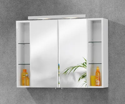 Produktbild von FACKELMANN Halogen-Aufsatzleuchte für Spiegel/Maße (B x H x T): ca. 59 x 2 x 10 cm