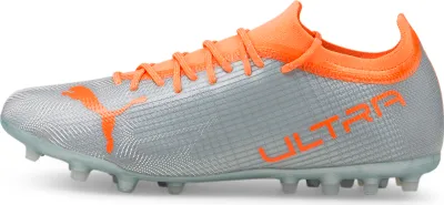 Produktbild von Puma Herren Fußballschuhe Ultra 2.4 MG - 106725 , Farbe:Silber, Herren Schuhe:42