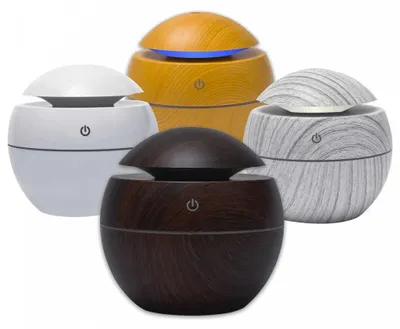 Image de Humidificateur d'air et diffuseur d'huiles essentielles Herzberg (bois clair)