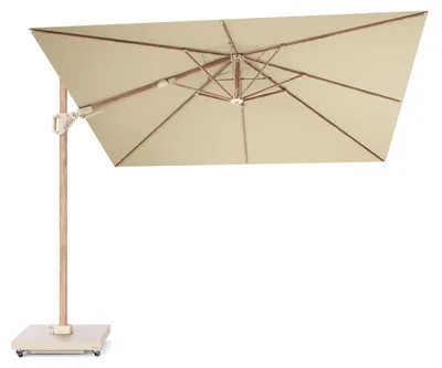 Produktbild von Sonnenschirm quadratisch 3x3m Challenger T² Premium | doppelt kippbar