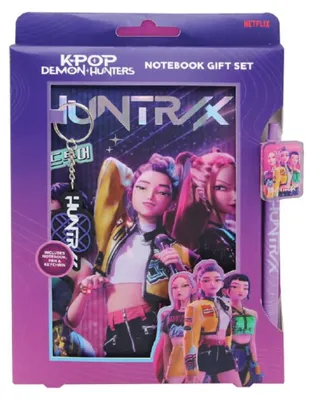 Zdjęcie produktu dla Zestaw upominkowy z notesem KPop Demon Hunters Huntr/x