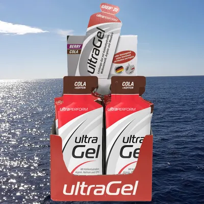 Produktbild von UltraSPORTS ultraPERFORM Gel Beutel 24x35g COLA+Coffein