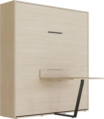 Produktbild von Schrankbett M3 (55cm Tiefe) 160x200cm Vertikal inkl.TISCH Kaiserberg Eiche