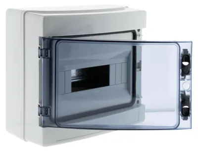 Immagine prodotto di Scatola di derivazione elettrica impermeabile, grado di protezione IP65, 8 moduli - Zenitech