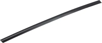 A black sealing strip for a vacuum cleaner, presented on a white background.