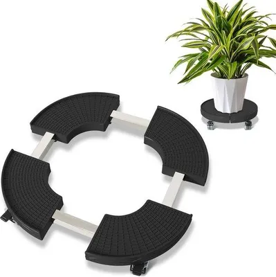 Produktbild von Famanu Plantentrolley Tragkraft bis 200 KG - Schwarz