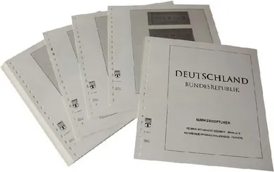 Produktbild von Lindner-T Vordruckblätter T120b/H Deutschland Markenheftchen - Jahrgang 1951-2013
