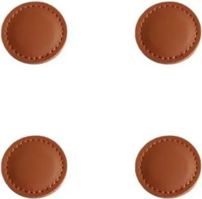 Immagine prodotto di INF 4 Pezzi Accessori Magnetici di Posizionamento Pallina da Golf inPoliuretanoMarrone