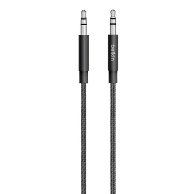Immagine prodotto di Cavo Aux Belkin MIXIT - Cavo audio - Spinotto mini jack stereo (M) a spinotto mini jack stereo (M) - 1,22 m - Nero
