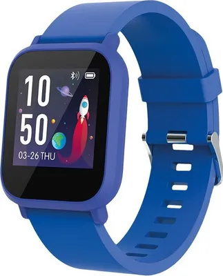 Produktbild von Maxlife Smartwatch dla dzieci IP68 wodoodporny z 3 ciekawymi grami Niebieski
